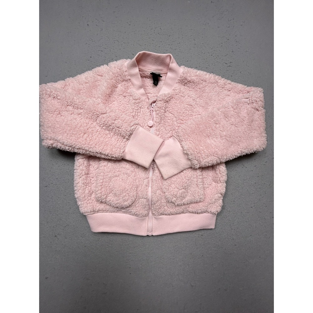All In Motion Bomber Jacket Faux Fur Pink Size Medium Size 8 Girls